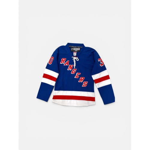 NEW YORK RANGERS LUNDQVIST 30 REEBOK NHL JERSEY M